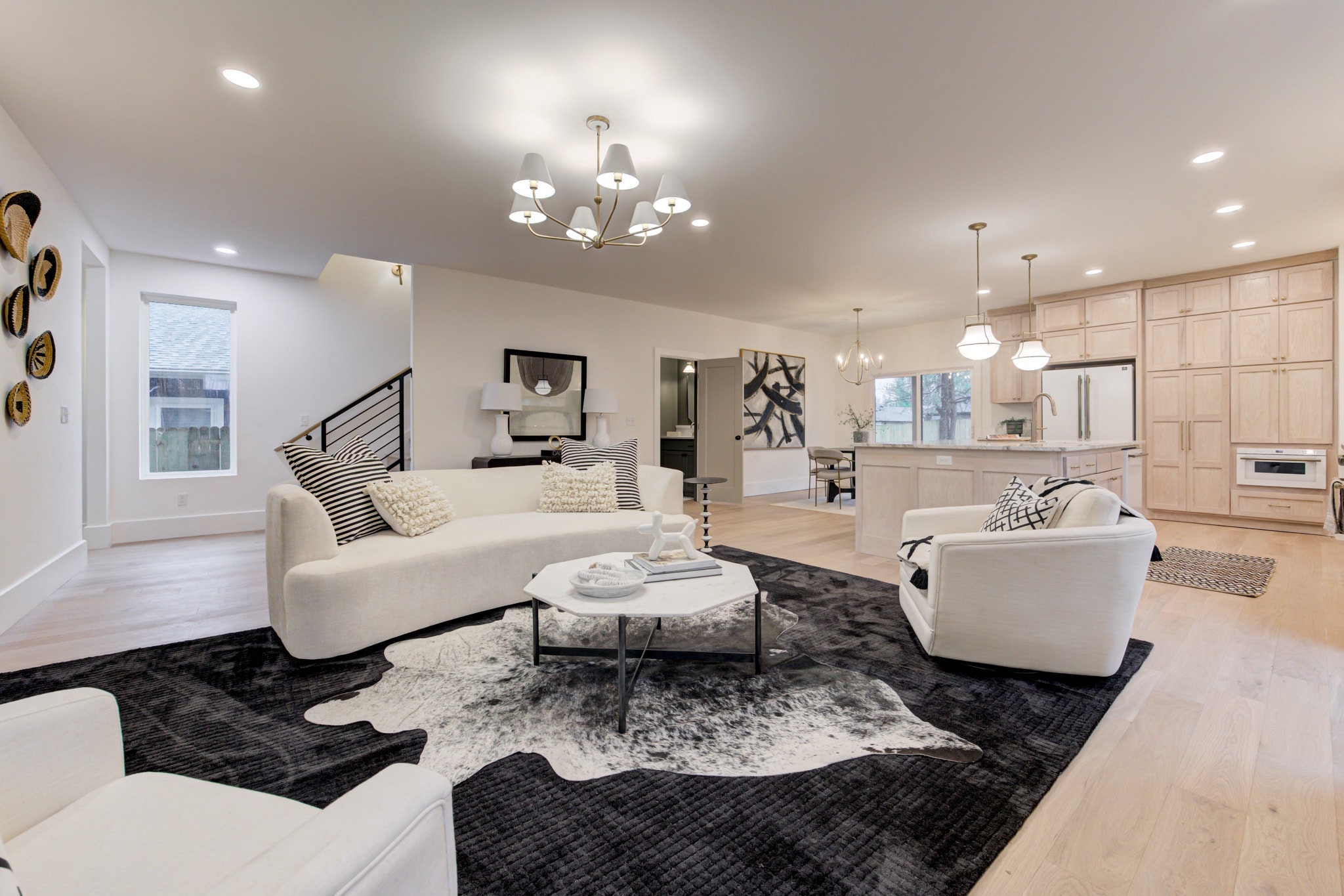 1128 NW 49th St open plan living kitchen