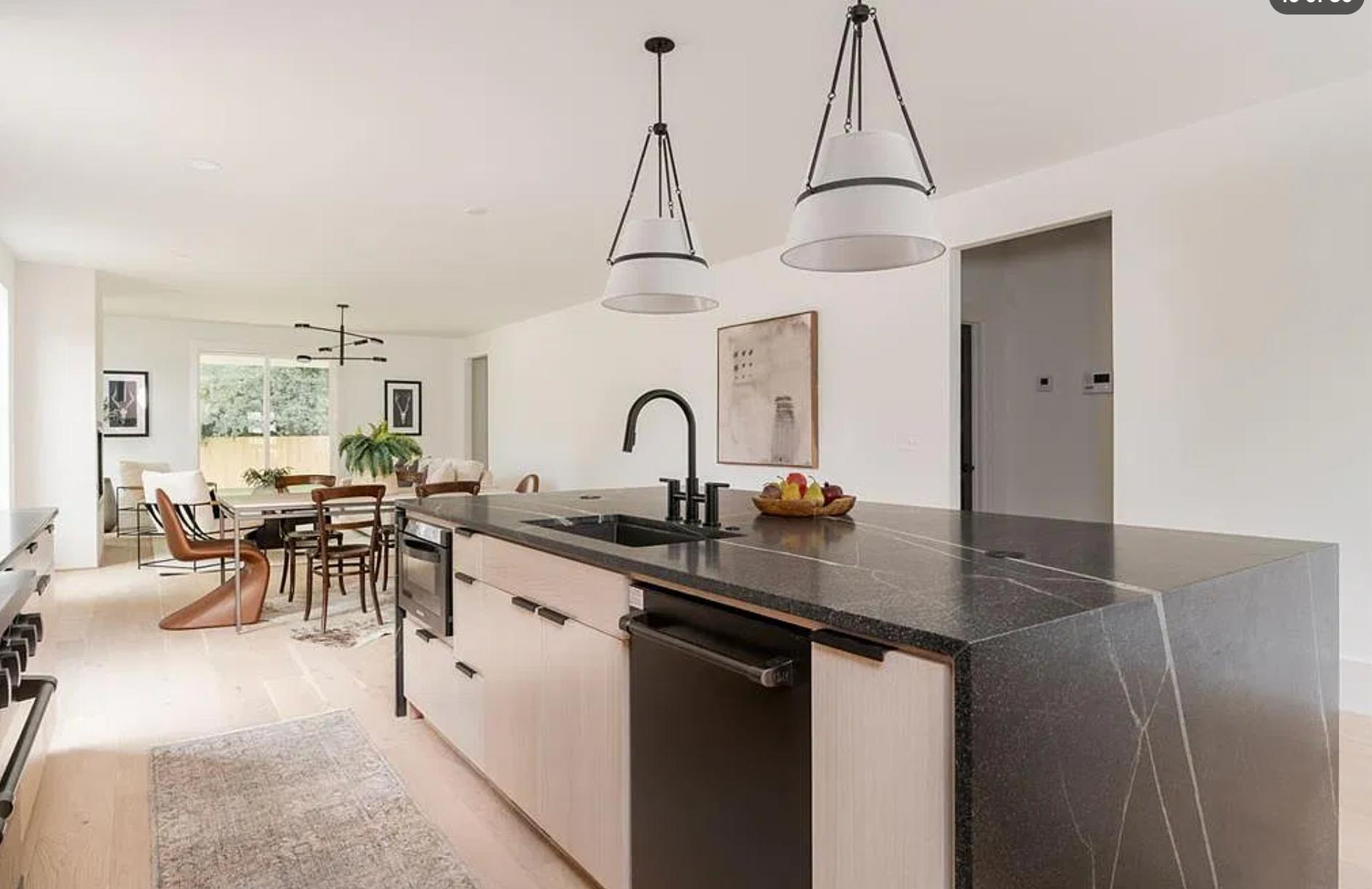 820 NW 67th St — kitchen island sink view