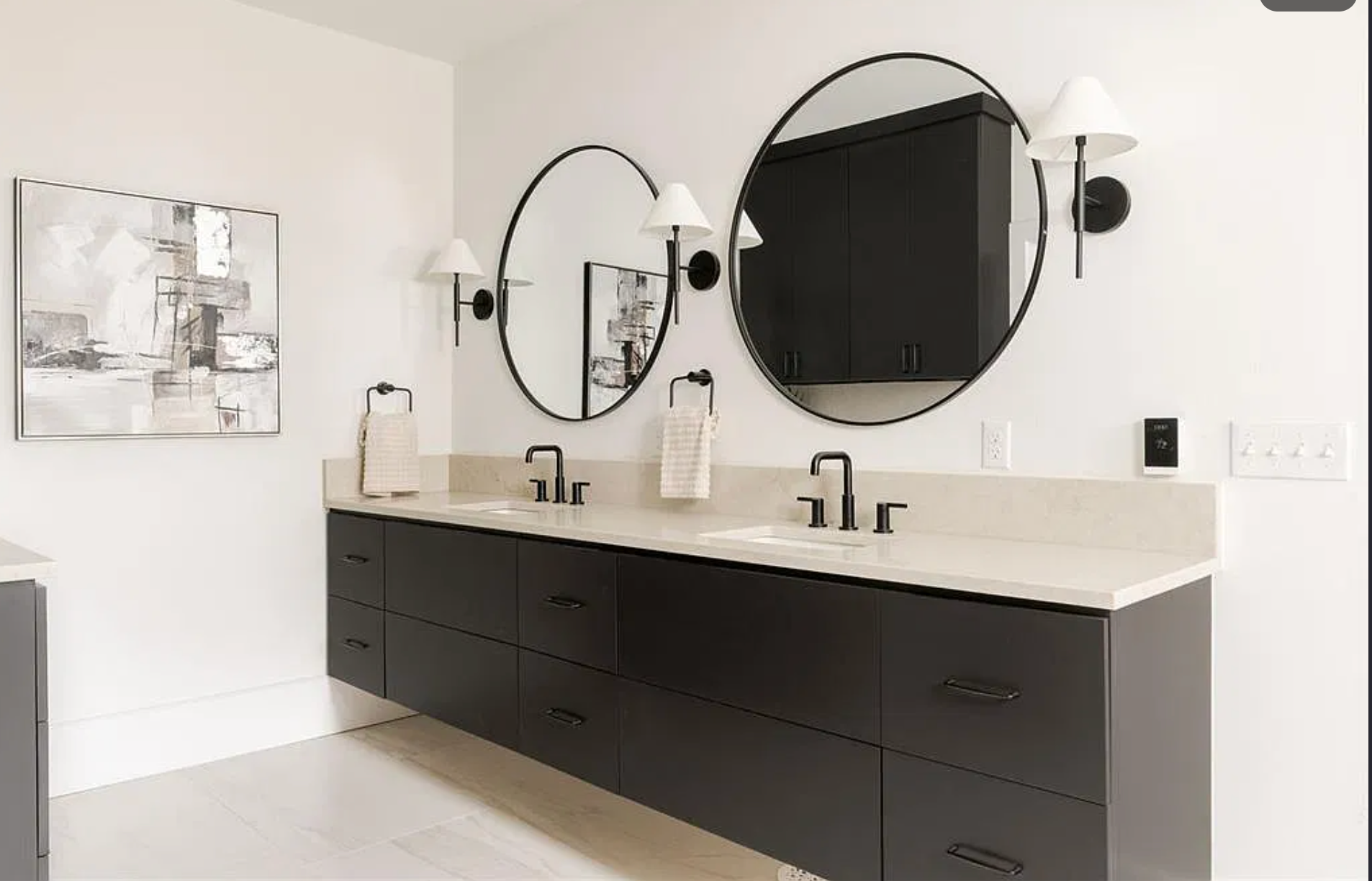 820 NW 67th St — primary bathroom with dual vanity